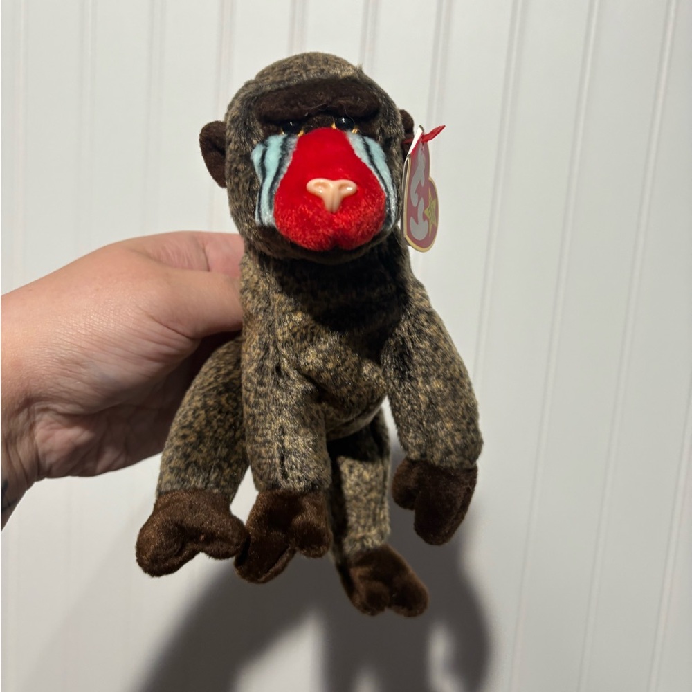 1999 Tagged Ty Beanie Original Baby Cheeks 7”